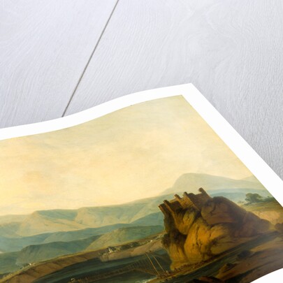 The Rope Bridge at Serinagur by Thomas Daniell