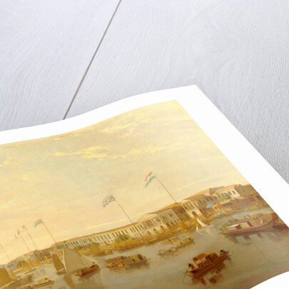The European Factories, Canton by William Daniell