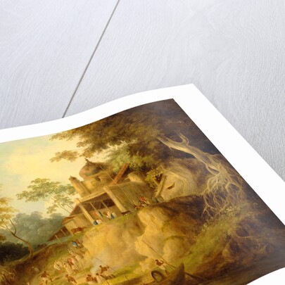 The Banks of the Ganges by William Daniell