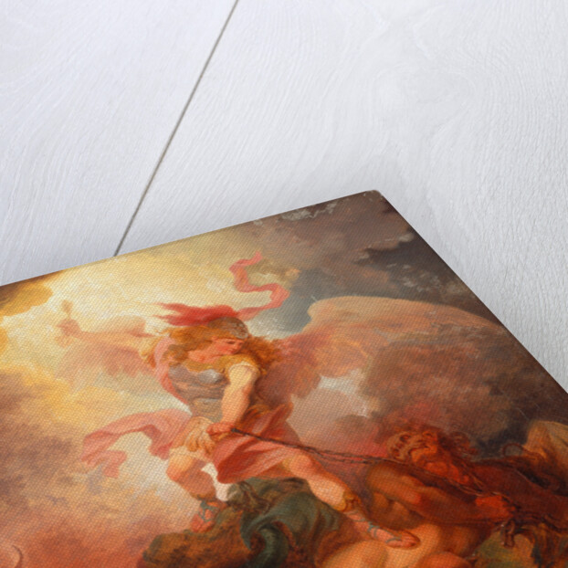 The Angel Binding Satan by Philippe-Jacques de Loutherbourg