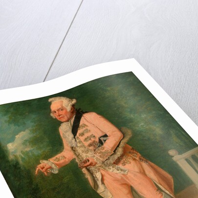 Thomas King as Lord Ogleby in 'The Clandestine Marriage' by Samuel de Wilde