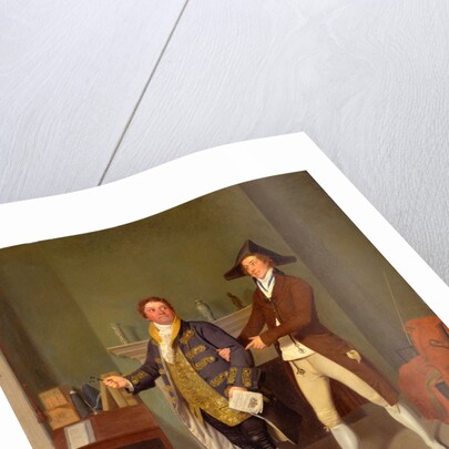 John Quick and John Fawcett in Thomas Moreton's 'The Way to Get Married' by Samuel de Wilde