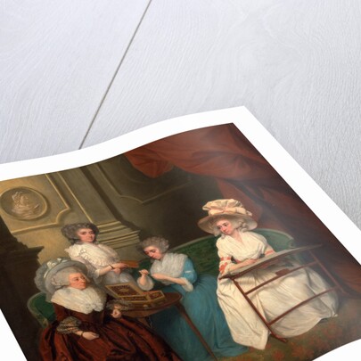 Lady Jane Mathew and Her Daughters by Anonymous