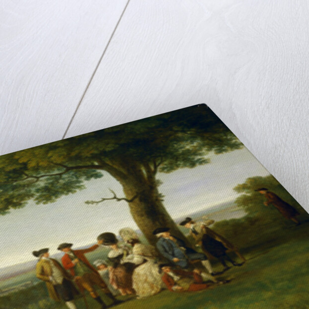 One Tree Hill, Greenwich, with London in the Distance by John Feary