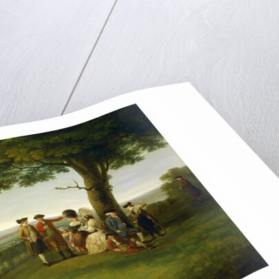 One Tree Hill, Greenwich, with London in the Distance by John Feary