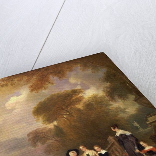 The Rev. and Mrs. Henry Palmer with their six younger children at Withcote Hall by John Ferneley