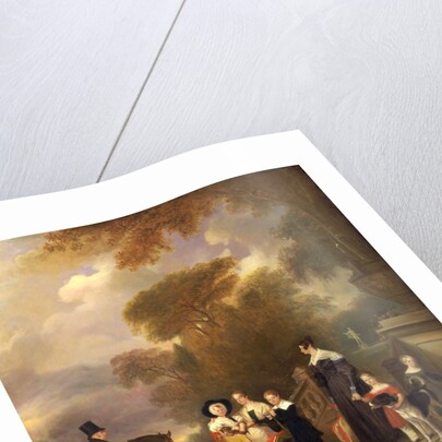 The Rev. and Mrs. Henry Palmer with their six younger children at Withcote Hall by John Ferneley