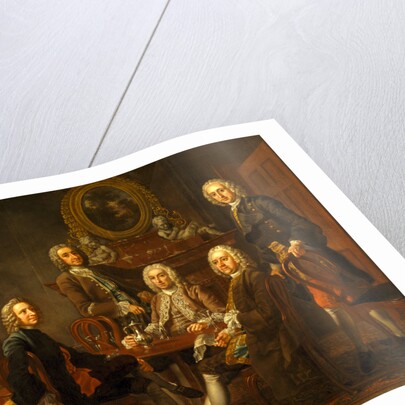 Portrait of a Group of Gentleman by Francis Hayman