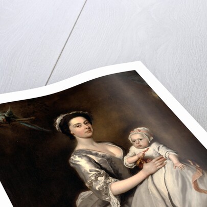 Mrs. Sharpe and Her Child Mrs. Sharpe and Child by Joseph Highmore