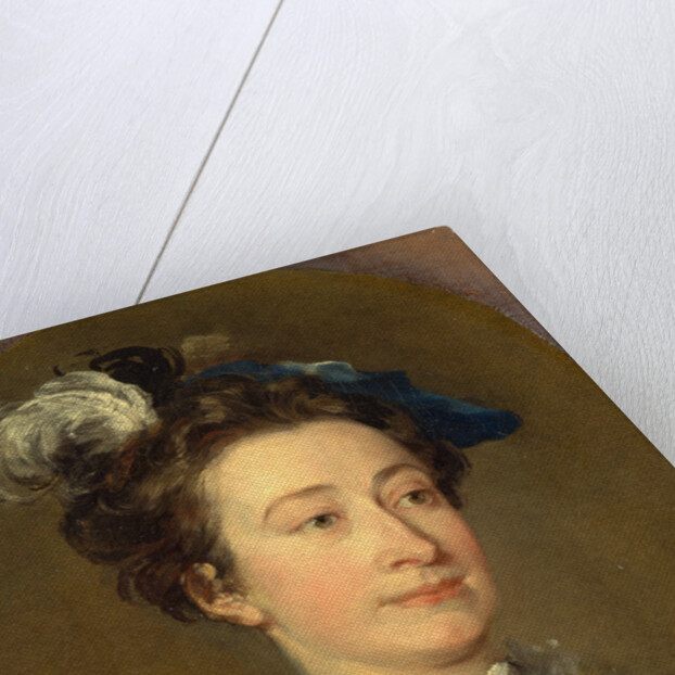Girl in a Plumed Hat by William Hogarth