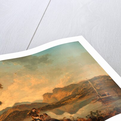 Langdale Pikes from Lowood by Julius Caesar Ibbetson
