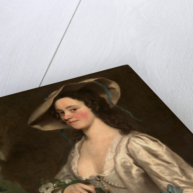 Portrait of a Woman A Woman in Shepherdess' Costume by George Knapton