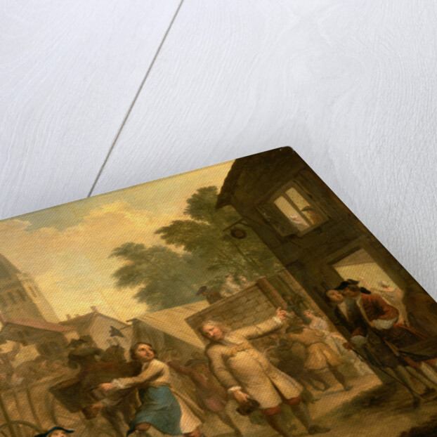 Hob Continues Dancing in Spite of his Father by John Laguerre