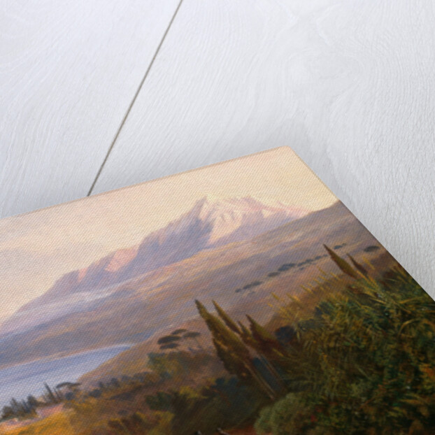 Mount Athos and the Monastery of Stavronikétes by Edward Lear