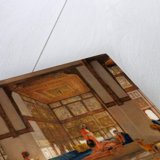 A Lady Receiving Visitors by John Frederick Lewis