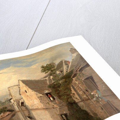 Cottages by a River by William Linton