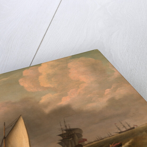 A Packet Boat Under Sail in a Breeze off the South Foreland by Thomas Luny