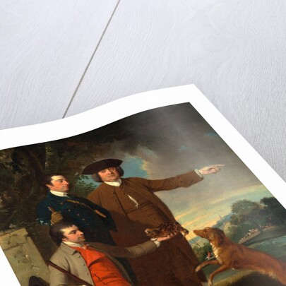 Self-Portrait with His Father and His Brother by John Hamilton Mortimer
