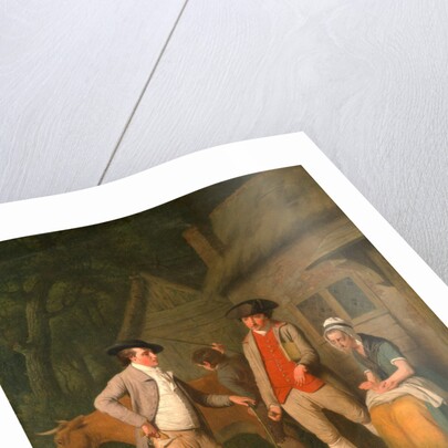 Widow Costard's cow and goods, distrained for taxes, are redeemed by the generosity of Johnny Pearmain by Edward Penny