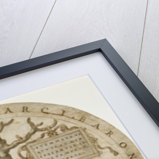 Study for a Stained Glass Window with the Coat of Arms of the Barons von Paar (recto), Study for a Sceptre with the Initials MB (verso) by Georg Pencz