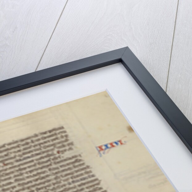 Initial H: Moses striking Water from the Rock and Israelites Drawing Water by Anonymous