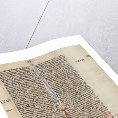 Initial H: Moses striking Water from the Rock and Israelites Drawing Water by Anonymous