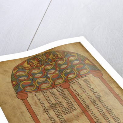 Canon Table Page by Anonymous