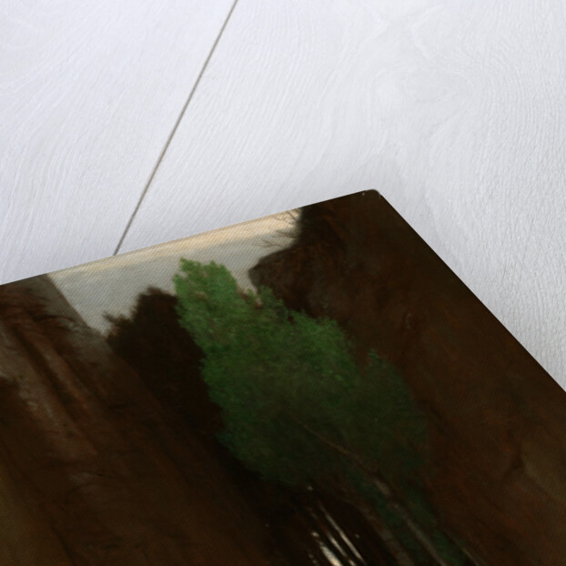 Quell in einer Felsschlucht (Spring in a Narrow Gorge) by Arnold Böcklin