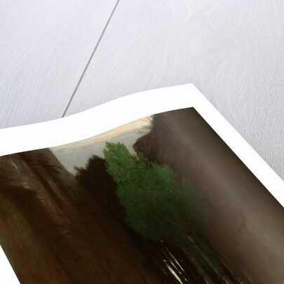 Quell in einer Felsschlucht (Spring in a Narrow Gorge) by Arnold Böcklin