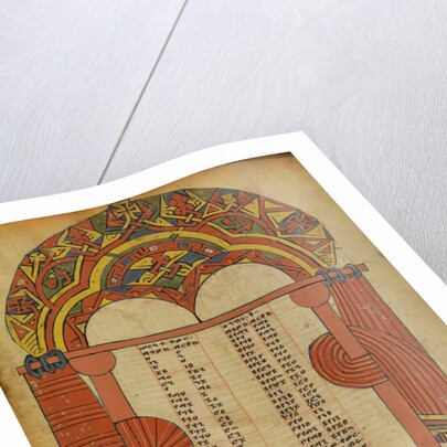 Canon Table Page by Anonymous