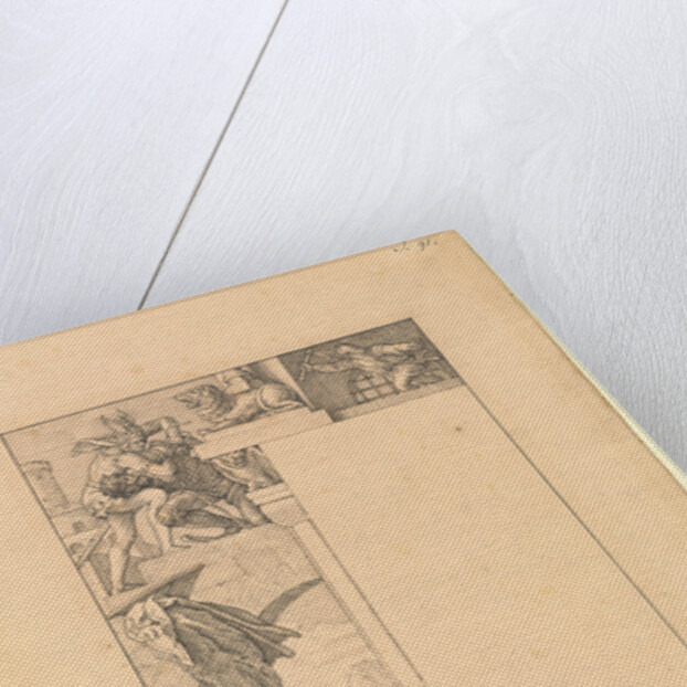 Siegfried Battles with the Gatekeeper as Alberich Approaches by Julius Schnorr von Carolsfeld