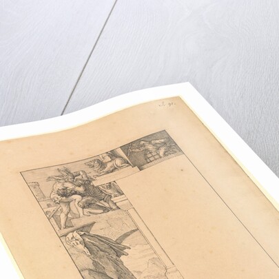 Siegfried Battles with the Gatekeeper as Alberich Approaches by Julius Schnorr von Carolsfeld