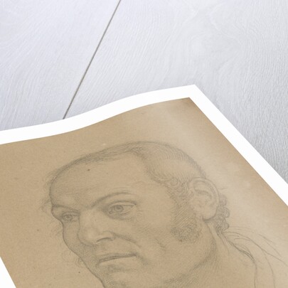 Head of a Man by Friedrich Overbeck