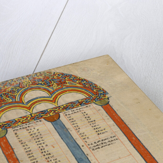 Canon Table Page by Anonymous