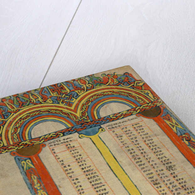 Canon Table Page by Anonymous