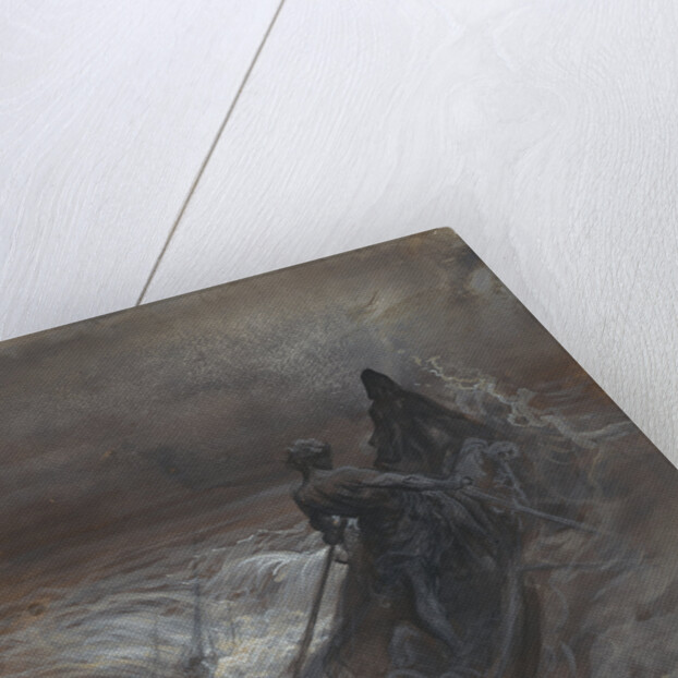 After the Shipwreck - Design for an Illustration of Coleridge's The Rime of the Ancient Mariner by Gustave Doré