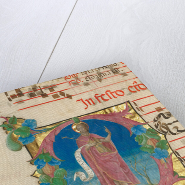 Initial D: Saint John the Baptist by Cosmè Tura