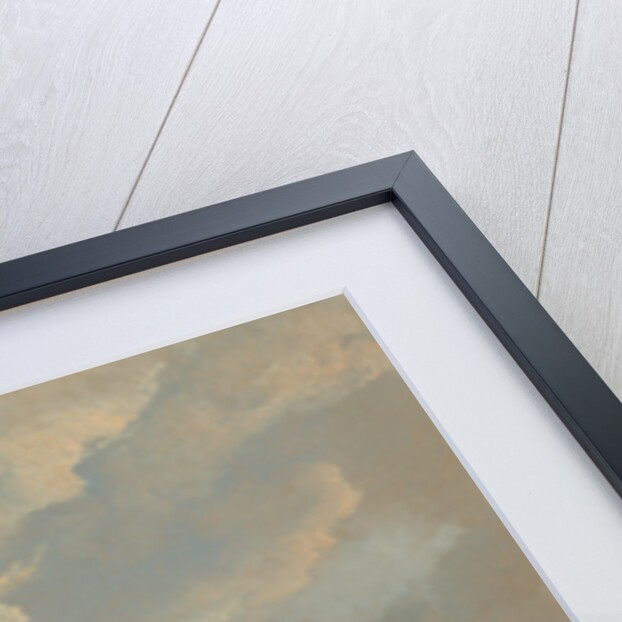 Study of Clouds with a Sunset near Rome by Simon Alexandre Clément Denis