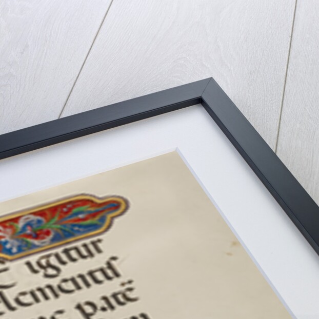 Initial T: The Crucifixion by Matteo da Milano