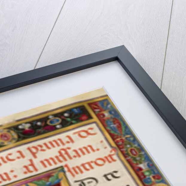 Initial A: King David by Matteo da Milano