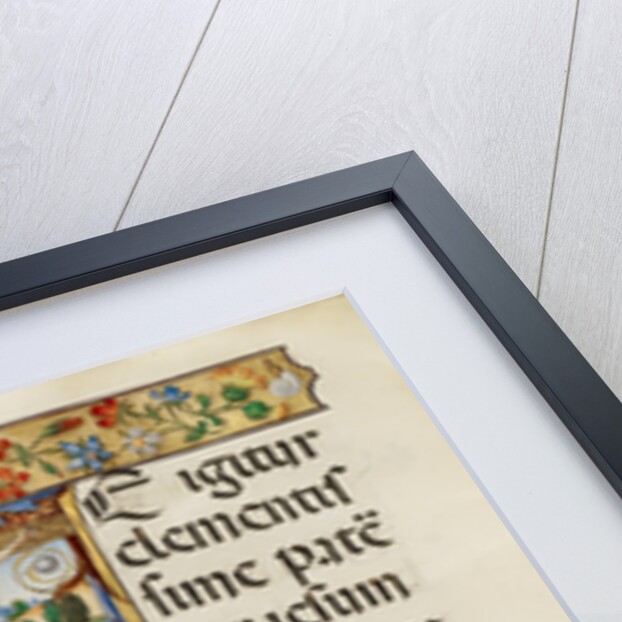 Initial T: The Crucifixion by Matteo da Milano