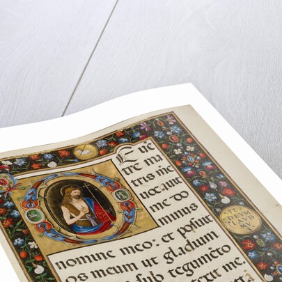 Initial D: Saint John the Baptist by Matteo da Milano