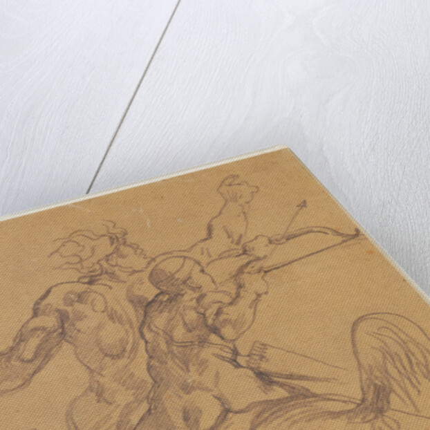 The Education of Achilles by Eugène Delacroix