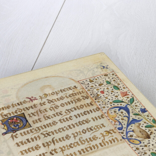Decorated Text Page by Anonymous
