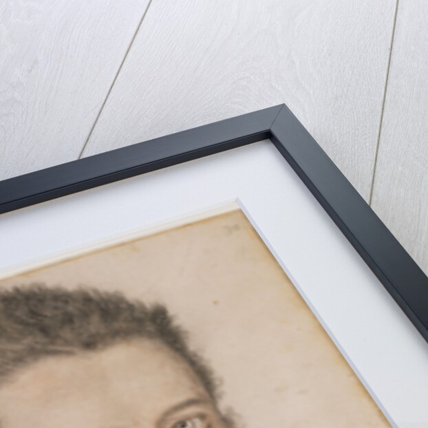 Portrait of a bearded man, half-length, wearing a slashed doublet ...