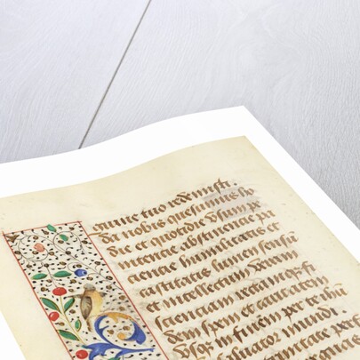 Decorated Text Page by Anonymous