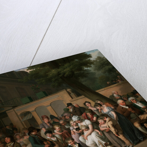 Entrance to the Jardin Turc by Louis-Léopold Boilly