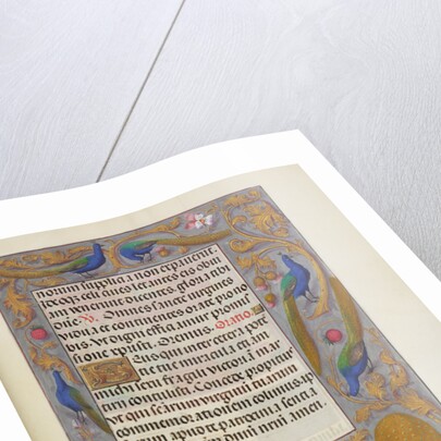 Decorated Text Page by Anonymous