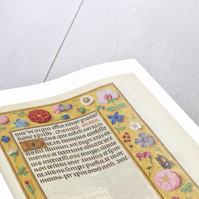 Decorated Text Page by Anonymous