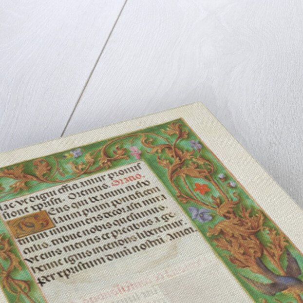 Decorated Text Page by Anonymous